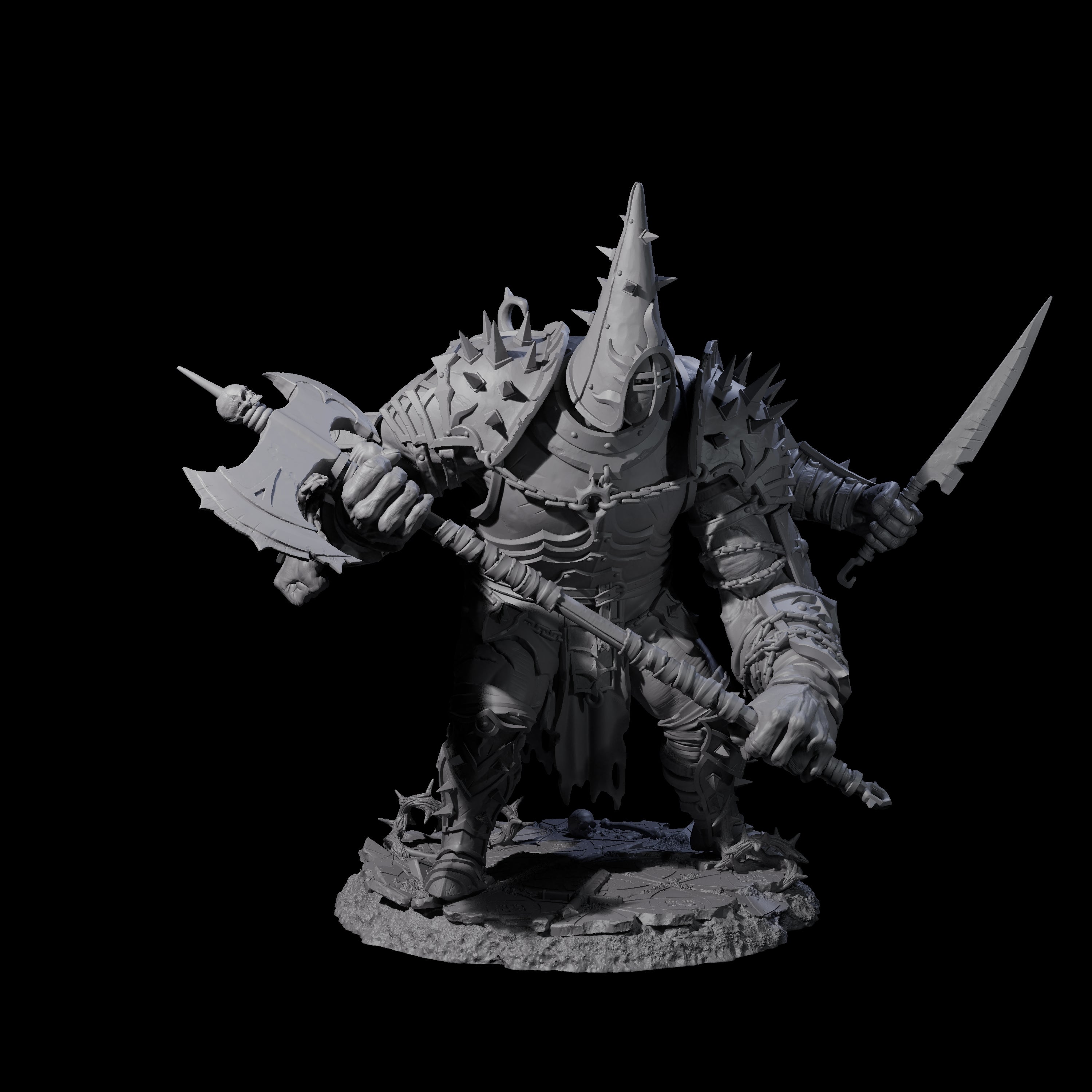 Smashing Helmed Horror A Miniature for Dungeons and Dragons, Pathfinder or other TTRPGs