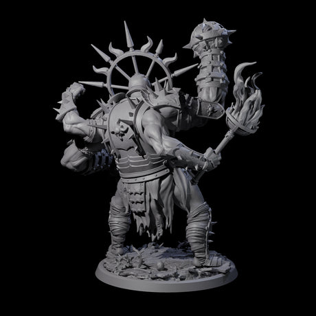 Smashing Helmed Horror B Miniature for Dungeons and Dragons, Pathfinder or other TTRPGs