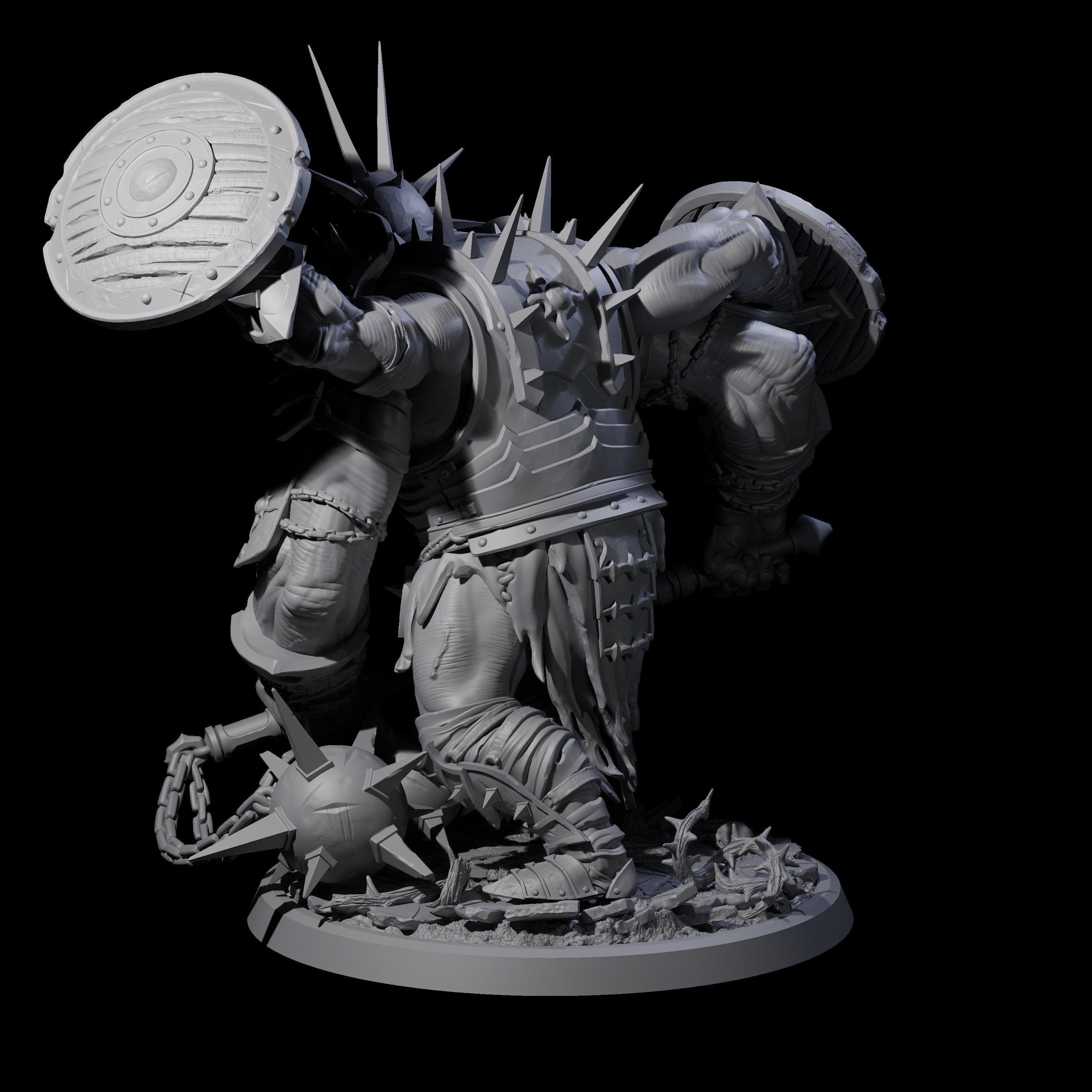 Smashing Helmed Horror C Miniature for Dungeons and Dragons, Pathfinder or other TTRPGs