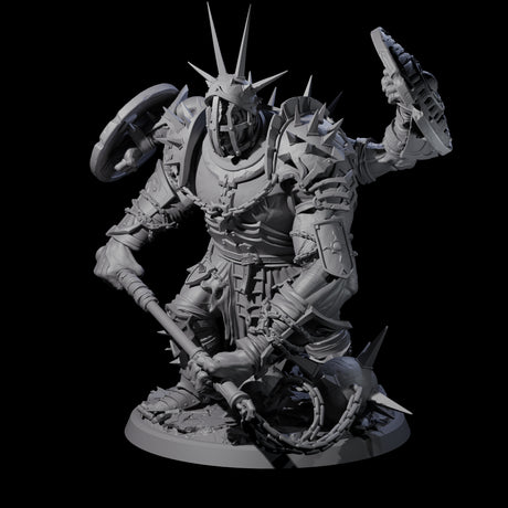 Smashing Helmed Horror C Miniature for Dungeons and Dragons, Pathfinder or other TTRPGs