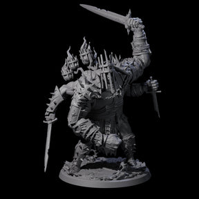Smashing Helmed Horror D Miniature for Dungeons and Dragons, Pathfinder or other TTRPGs