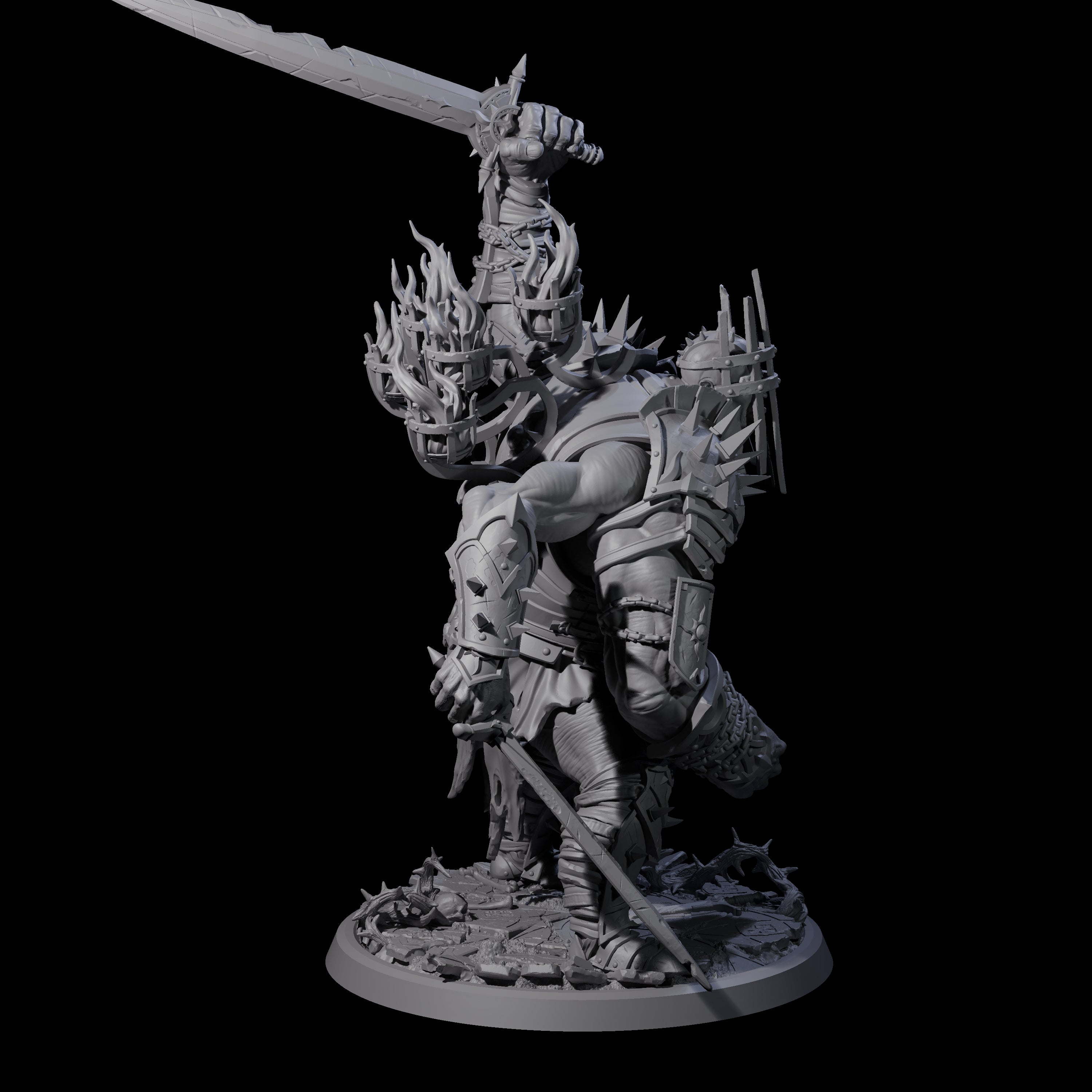 Smashing Helmed Horror D Miniature for Dungeons and Dragons, Pathfinder or other TTRPGs