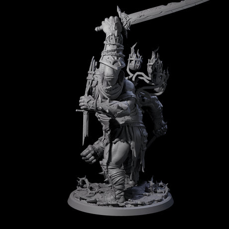 Smashing Helmed Horror D Miniature for Dungeons and Dragons, Pathfinder or other TTRPGs
