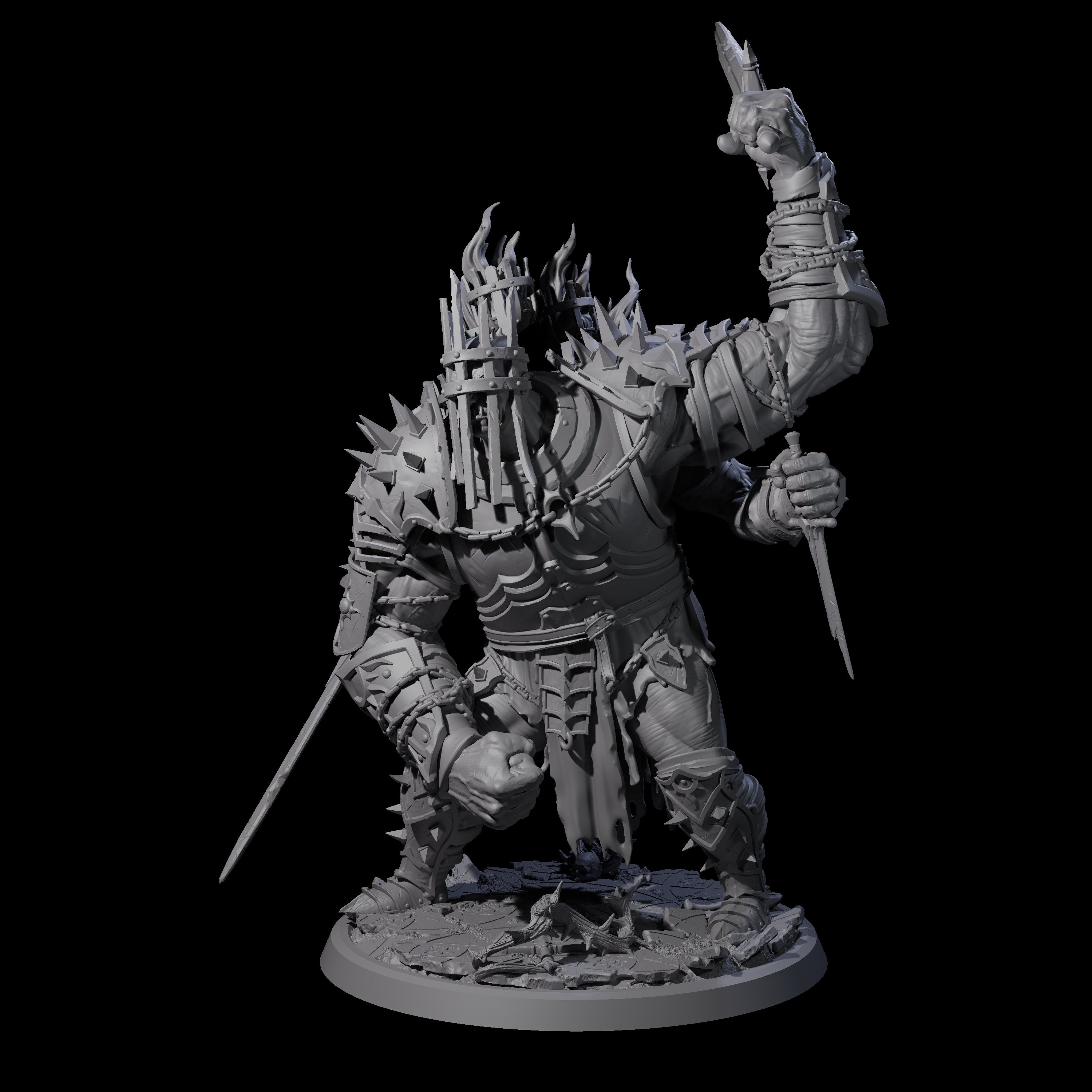 Smashing Helmed Horror D Miniature for Dungeons and Dragons, Pathfinder or other TTRPGs