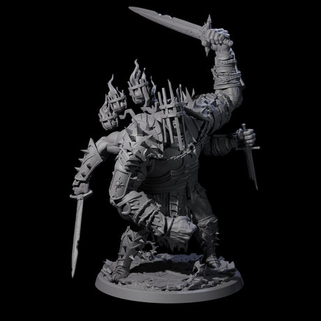 Smashing Helmed Horror D Miniature for Dungeons and Dragons, Pathfinder or other TTRPGs