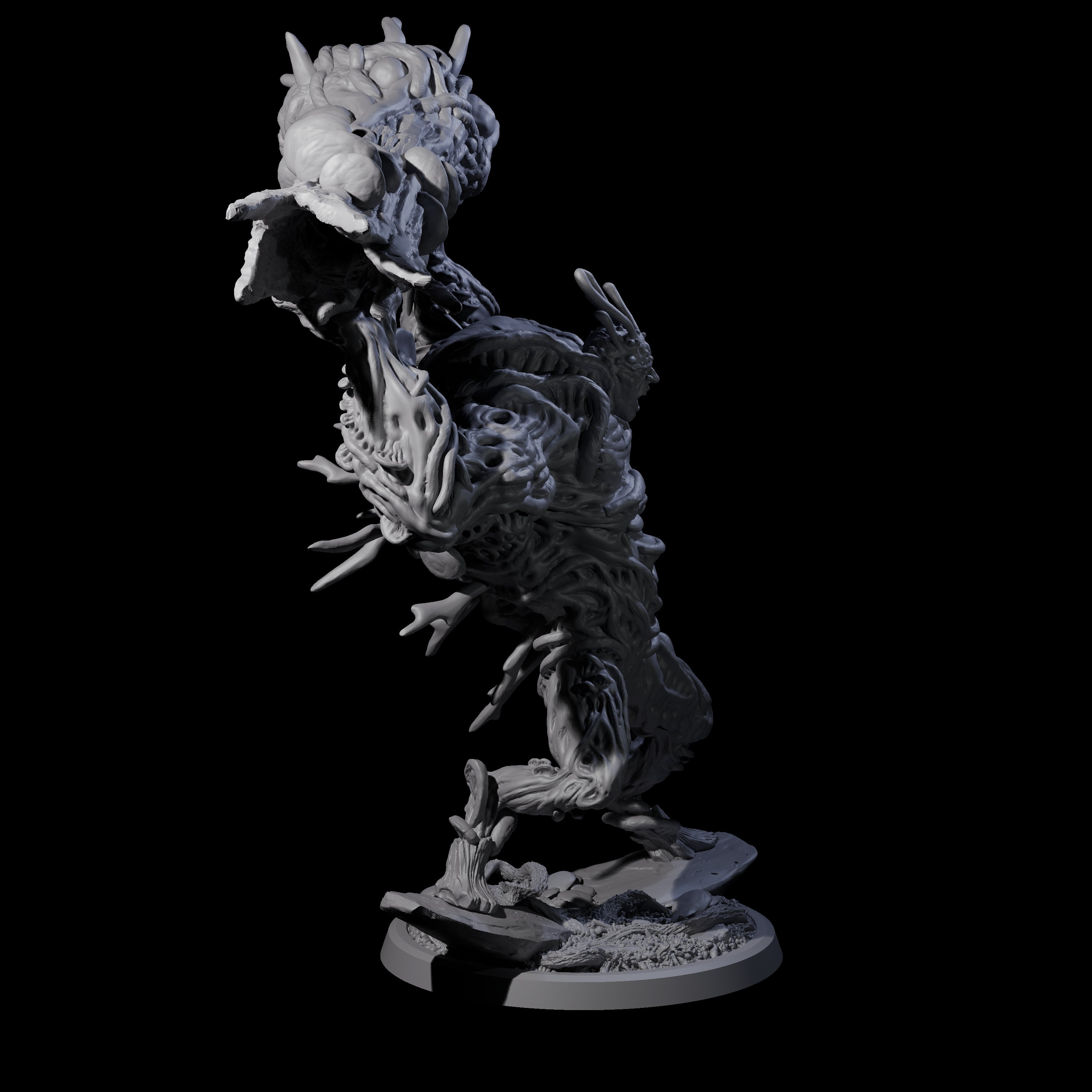 Smashing Myconid Brute B Miniature for Dungeons and Dragons, Pathfinder or other TTRPGs
