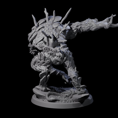 Smashing Myconid Brute C Miniature for Dungeons and Dragons, Pathfinder or other TTRPGs