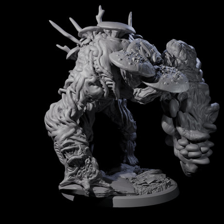 Smashing Myconid Brute D Miniature for Dungeons and Dragons, Pathfinder or other TTRPGs
