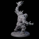 Smashing Ogre B Miniature for Dungeons and Dragons, Pathfinder or other TTRPGs