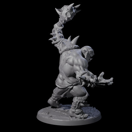 Smashing Ogre B Miniature for Dungeons and Dragons, Pathfinder or other TTRPGs