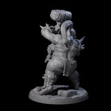 Smashing Ogre E Miniature for Dungeons and Dragons, Pathfinder or other TTRPGs