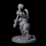 Smashing Ogre E Miniature for Dungeons and Dragons, Pathfinder or other TTRPGs