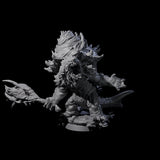 Smashing Zaratan Berserker A Miniature for Dungeons and Dragons, Pathfinder or other TTRPGs