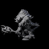 Smashing Zaratan Berserker A Miniature for Dungeons and Dragons, Pathfinder or other TTRPGs