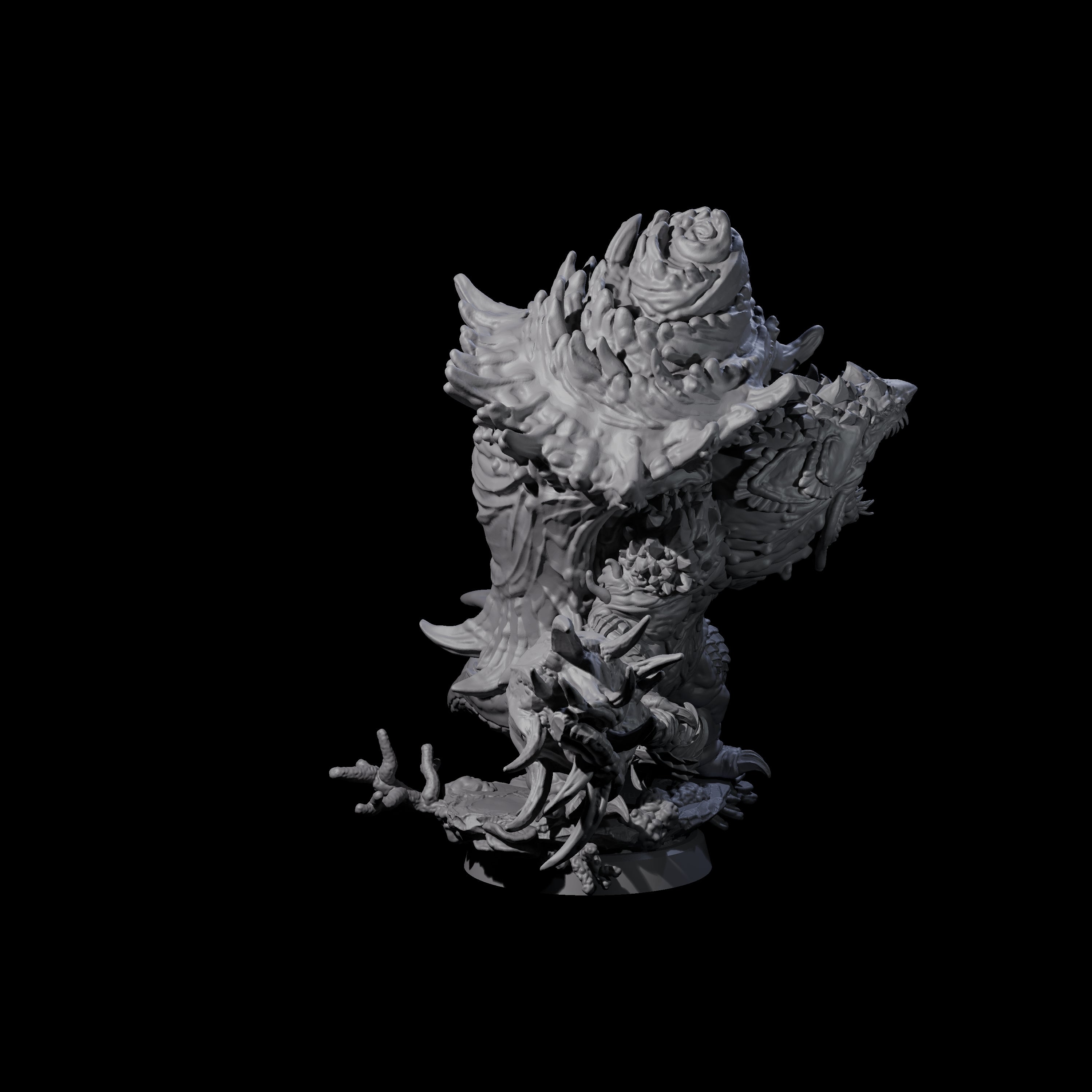 Smashing Zaratan Berserker A Miniature for Dungeons and Dragons, Pathfinder or other TTRPGs