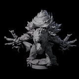 Smashing Zaratan Berserker B Miniature for Dungeons and Dragons, Pathfinder or other TTRPGs