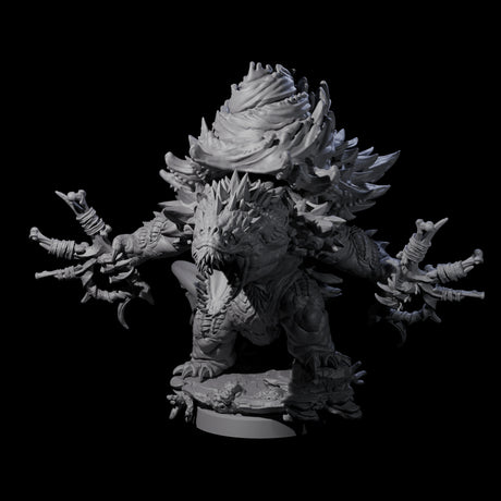 Smashing Zaratan Berserker B Miniature for Dungeons and Dragons, Pathfinder or other TTRPGs