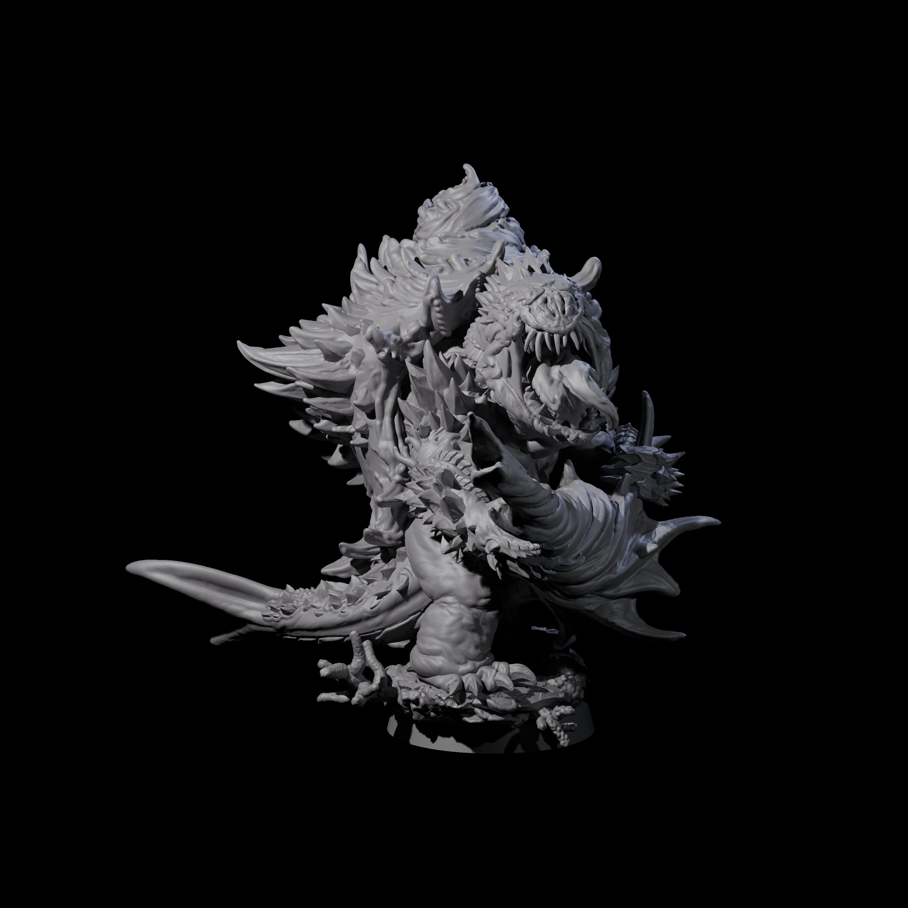 Smashing Zaratan Berserker C Miniature for Dungeons and Dragons, Pathfinder or other TTRPGs