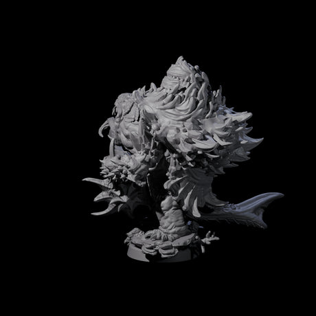 Smashing Zaratan Berserker C Miniature for Dungeons and Dragons, Pathfinder or other TTRPGs