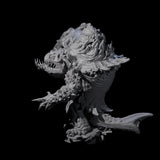 Smashing Zaratan Berserker D Miniature for Dungeons and Dragons, Pathfinder or other TTRPGs