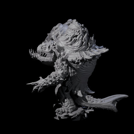 Smashing Zaratan Berserker D Miniature for Dungeons and Dragons, Pathfinder or other TTRPGs