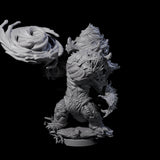 Smashing Zaratan Berserker D Miniature for Dungeons and Dragons, Pathfinder or other TTRPGs