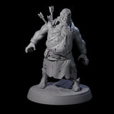 Smelly Bloated Zombie Shambler B Miniature for Dungeons and Dragons, Pathfinder or other TTRPGs