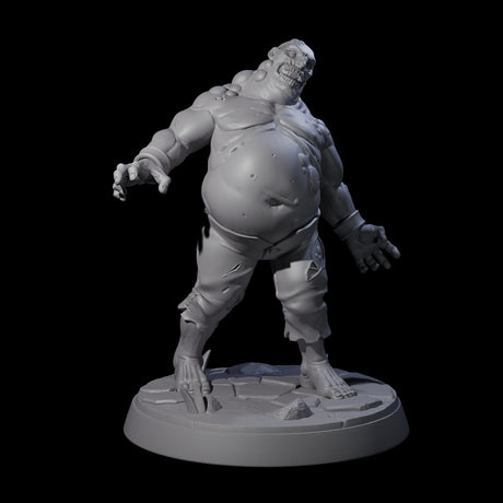 Smelly Bloated Zombie Shamblers Miniature for Dungeons and Dragons, Pathfinder or other TTRPGs