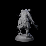 Smelly Kua-Toa Mystic A Miniature for Dungeons and Dragons, Pathfinder or other TTRPGs