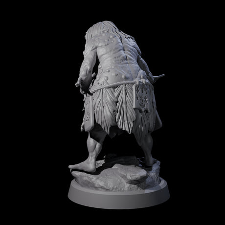 Smelly Kua-Toa Mystic B Miniature for Dungeons and Dragons, Pathfinder or other TTRPGs