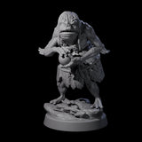 Smelly Kua-Toa Mystic B Miniature for Dungeons and Dragons, Pathfinder or other TTRPGs