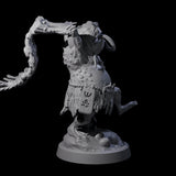 Smelly Kua-Toa Mystic C Miniature for Dungeons and Dragons, Pathfinder or other TTRPGs