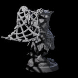 Smelly Kua-Toa Mystic C Miniature for Dungeons and Dragons, Pathfinder or other TTRPGs