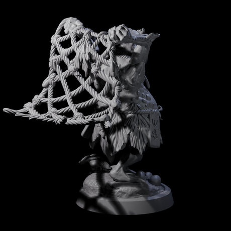 Smelly Kua-Toa Mystic C Miniature for Dungeons and Dragons, Pathfinder or other TTRPGs