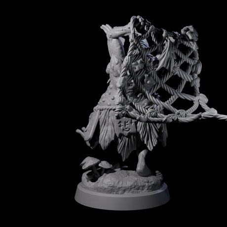 Smelly Kua-Toa Mystic C Miniature for Dungeons and Dragons, Pathfinder or other TTRPGs