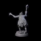 Smelly Kua-Toa Mystic D Miniature for Dungeons and Dragons, Pathfinder or other TTRPGs