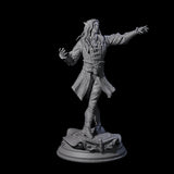 Smiling Elf Druid Miniature for Dungeons and Dragons, Pathfinder or other TTRPGs