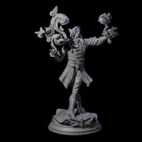 Smiling Elf Druid Miniature for Dungeons and Dragons, Pathfinder or other TTRPGs
