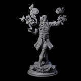 Smiling Elf Druid Miniature for Dungeons and Dragons, Pathfinder or other TTRPGs