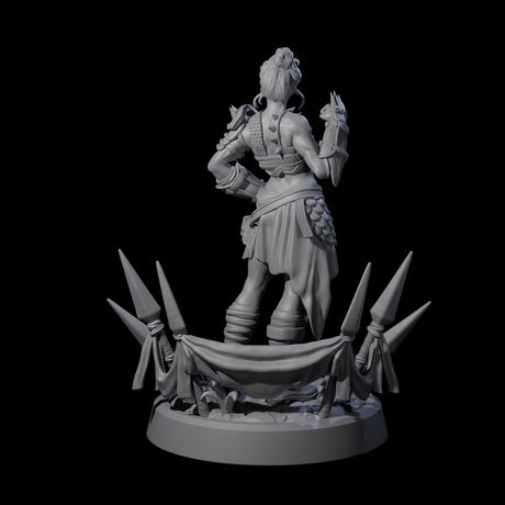Smirking Fist Monk Miniature for Dungeons and Dragons, Pathfinder or other TTRPGs