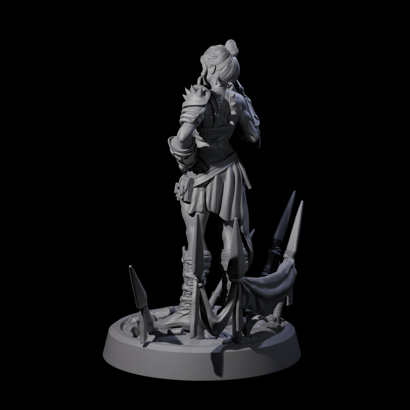Smirking Fist Monk Miniature for Dungeons and Dragons, Pathfinder or other TTRPGs