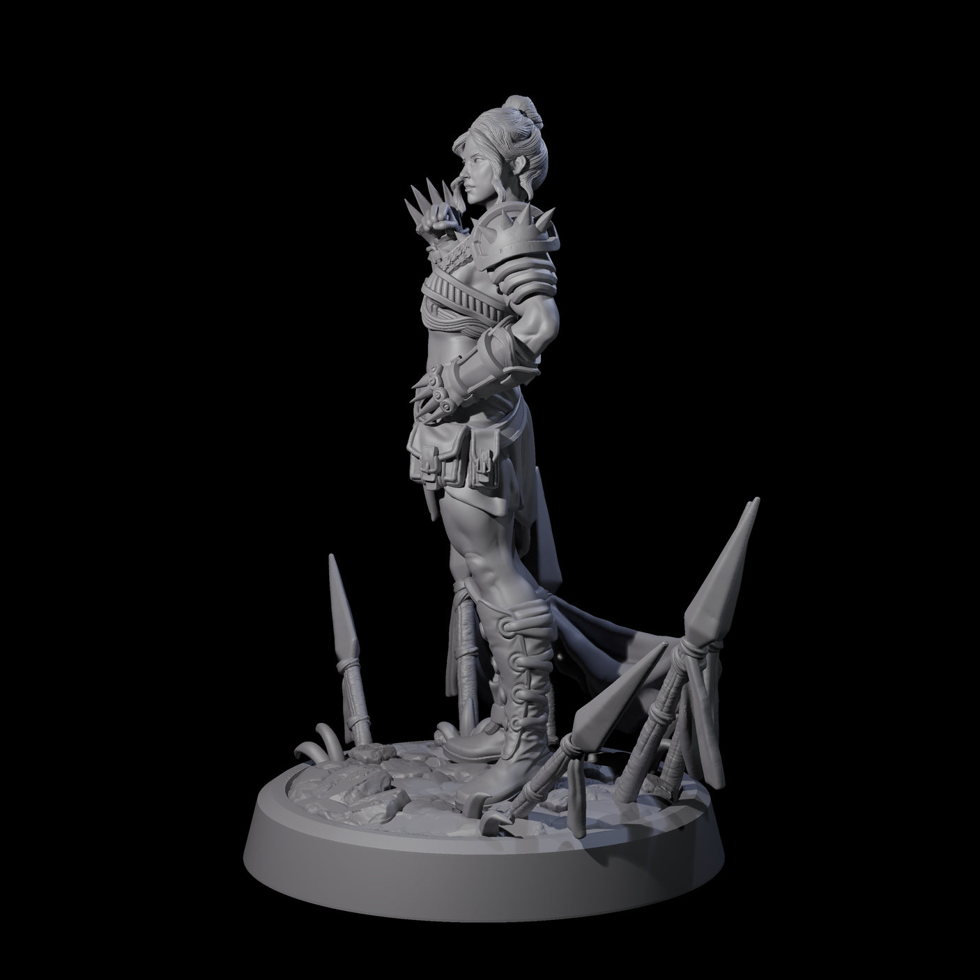 Smirking Fist Monk Miniature for Dungeons and Dragons, Pathfinder or other TTRPGs