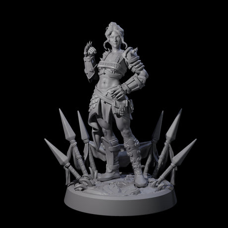 Smirking Fist Monk Miniature for Dungeons and Dragons, Pathfinder or other TTRPGs