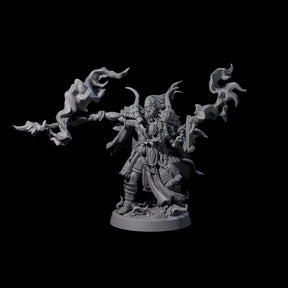 Smoking Blade Orc Fighter Miniature for Dungeons and Dragons, Pathfinder or other TTRPGs