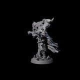 Smoking Blade Orc Fighter Miniature for Dungeons and Dragons, Pathfinder or other TTRPGs