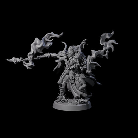Smoking Blade Orc Fighter Miniature for Dungeons and Dragons, Pathfinder or other TTRPGs