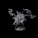 Smoking Blade Orc Fighter Miniature for Dungeons and Dragons, Pathfinder or other TTRPGs