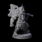 Smoking Dwarf Foebreaker A Miniature for Dungeons and Dragons, Pathfinder or other TTRPGs