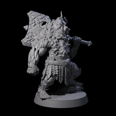 Smoking Dwarf Foebreaker A Miniature for Dungeons and Dragons, Pathfinder or other TTRPGs