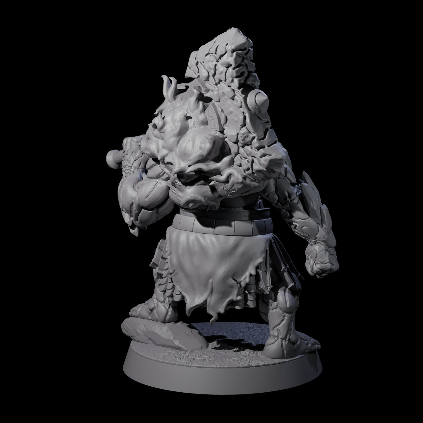 Smoking Dwarf Foebreaker A Miniature for Dungeons and Dragons, Pathfinder or other TTRPGs